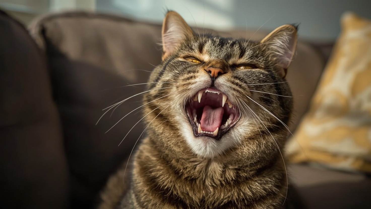 Zahnpflege und Vitamine für eine gesunde Katze
